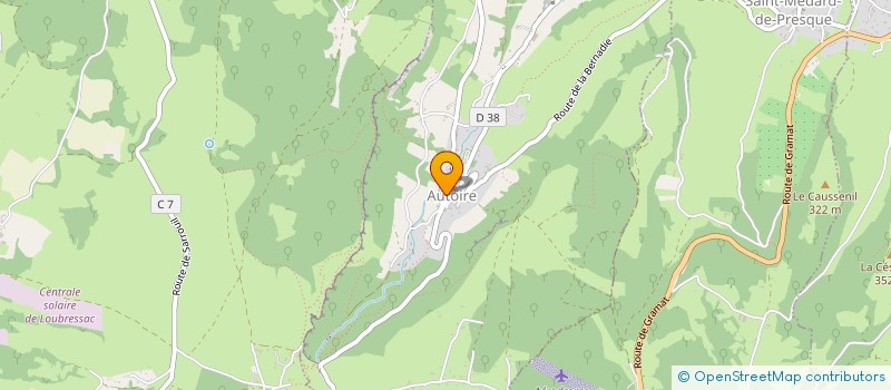 localisation de l'entreprise MONSIEUR SERGE SIMON  SAINT-CERE