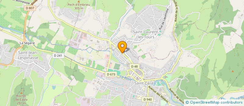 localisation de l'entreprise MONSIEUR SERGE SIREYZOL  SAINT-LAURENT-LES-TOURS