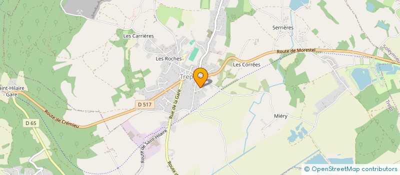 localisation de l'entreprise MONSIEUR SERGE SIRIOUD  TREPT