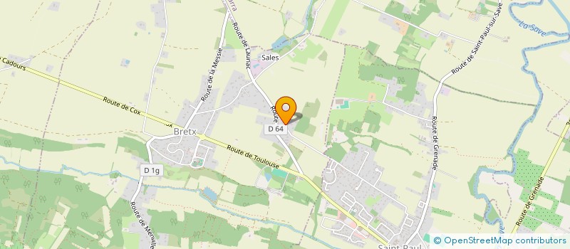 localisation de l'entreprise MONSIEUR SERGE SOLANA  BRETX