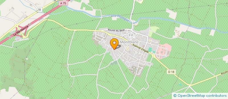 localisation de l'entreprise MONSIEUR SERGE SOLE à LIEURAN-LES-BEZIERS