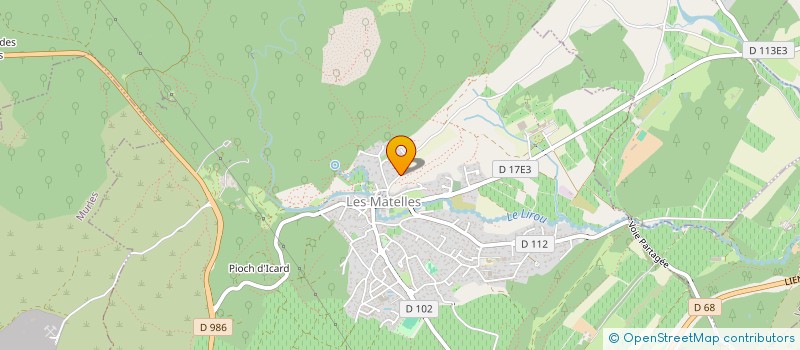 localisation de l'entreprise MONSIEUR SERGE SONZOGNI  LES MATELLES