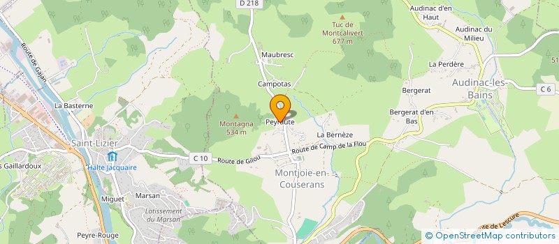 localisation de l'entreprise MONSIEUR SERGE SOUCASSE à MONTJOIE-EN-COUSERANS