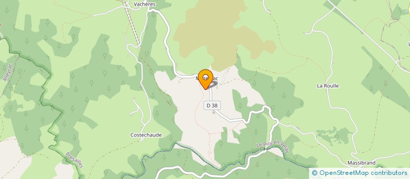 localisation de l'entreprise MONSIEUR SERGE SOUCHIERE  PRESAILLES