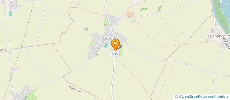 localisation de l'entreprise MONSIEUR SERGE SOUDET  LICOURT