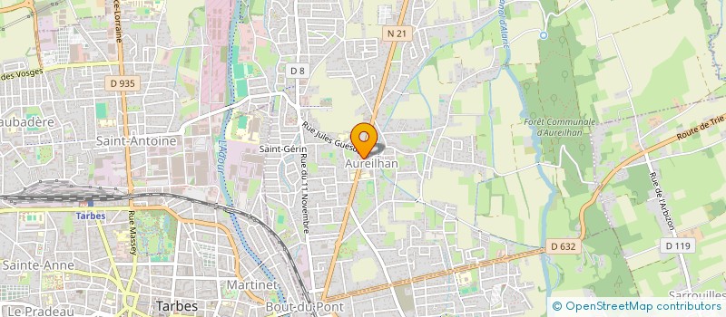 localisation de l'entreprise MONSIEUR SERGE SOULEROT  AUREILHAN