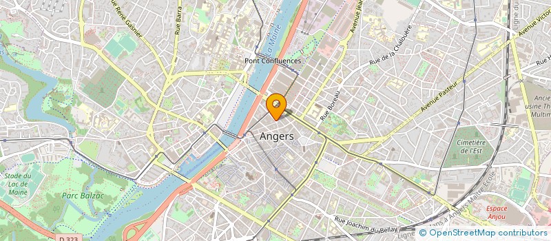localisation de l'entreprise MONSIEUR SERGE SPRINGER à ANGERS