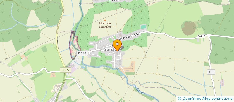 localisation de l'entreprise MONSIEUR SERGE STAUTH  GUNSTETT