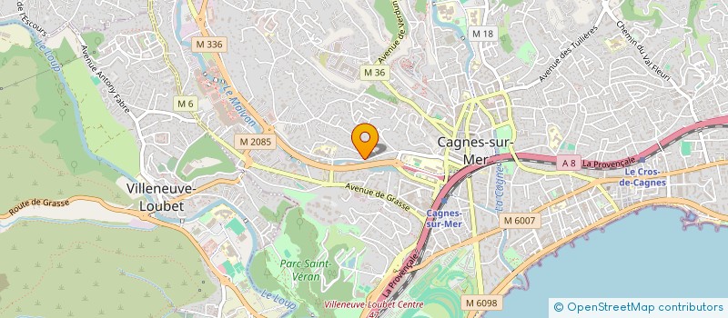 localisation de l'entreprise MONSIEUR SERGE-STEPHANE BLANCKAERT à CAGNES-SUR-MER