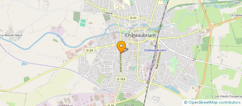 localisation de l'entreprise MONSIEUR SERGE SZIELINSKI à CHATEAUBRIANT