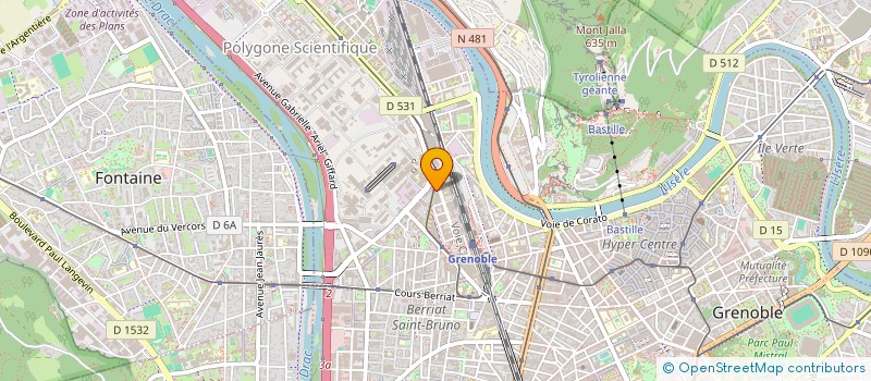 localisation de l'entreprise MONSIEUR SERGE SZYNKARSKI  GRENOBLE