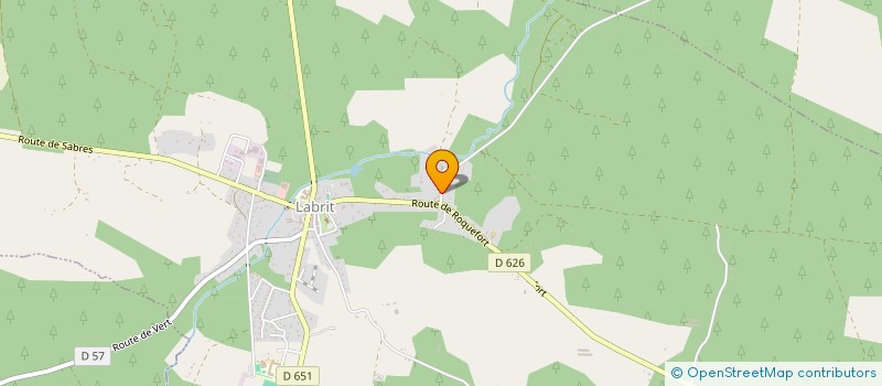 localisation de l'entreprise MONSIEUR SERGE TAILLEFER  LABRIT