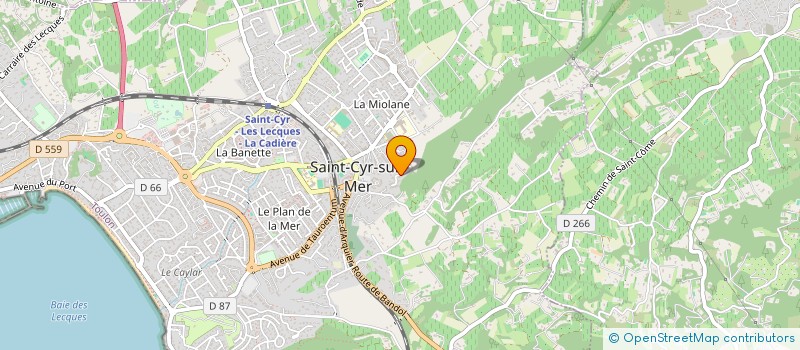 localisation de l'entreprise MONSIEUR SERGE TARDIEU à SAINT-CYR-SUR-MER