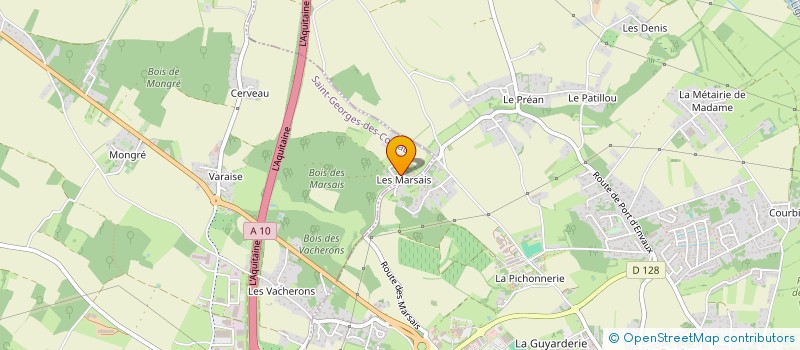 localisation de l'entreprise MONSIEUR SERGE TASSARD  SAINT-GEORGES-DES-COTEAUX