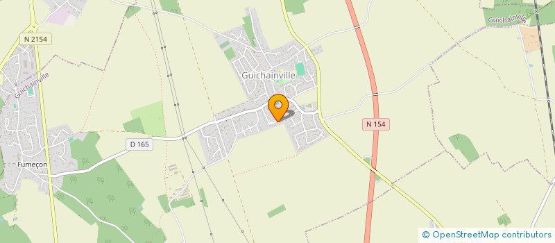 localisation de l'entreprise MONSIEUR SERGE TATEOSSIAN  GUICHAINVILLE