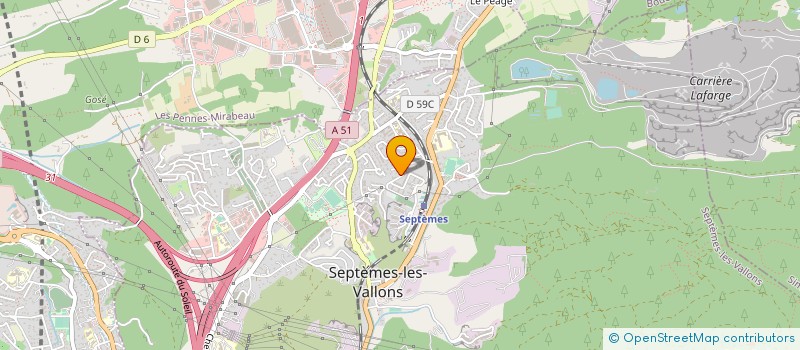 localisation de l'entreprise MONSIEUR SERGE TCHERKEZIAN à SEPTEMES LES VALLONS