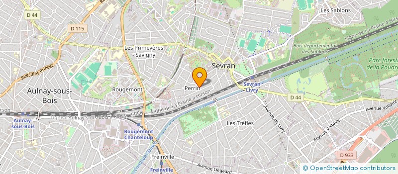 localisation de l'entreprise MONSIEUR SERGE TCHICAYA à SEVRAN