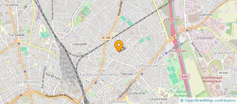 localisation de l'entreprise MONSIEUR SERGE TEBOUL à TOULOUSE