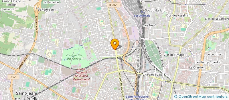localisation de l'entreprise MONSIEUR SERGE TEIXEIRA à ORLEANS