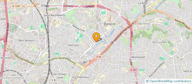 localisation de l'entreprise MONSIEUR SERGE TELLOUK à MARSEILLE