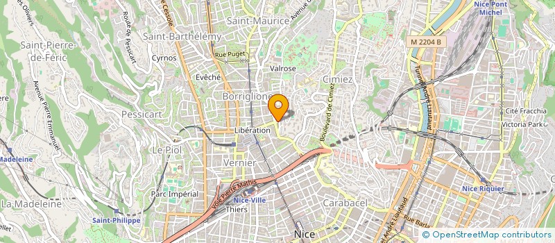 localisation de l'entreprise MONSIEUR SERGE TENOUX à NICE
