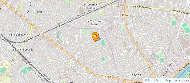 localisation de l'entreprise MONSIEUR SERGE TESTARD à HOUILLES