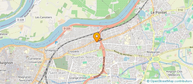 localisation de l'entreprise MONSIEUR SERGE TESTUD  AVIGNON