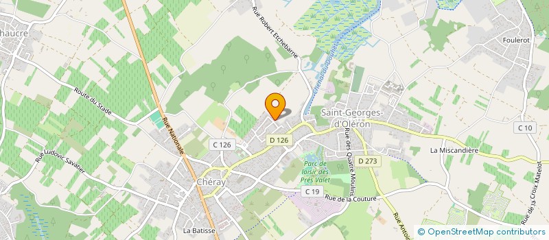 localisation de l'entreprise MONSIEUR SERGE TEULET  SAINT-GEORGES-D'OLERON