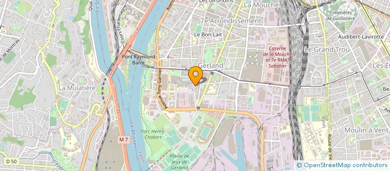 localisation de l'entreprise MONSIEUR SERGE THEVENET à LYON