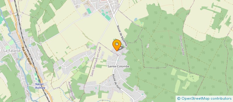 localisation de l'entreprise MONSIEUR SERGE THIBAUT  AUBERGENVILLE