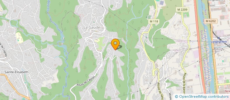 localisation de l'entreprise MONSIEUR SERGE THIERRY  LA GAUDE