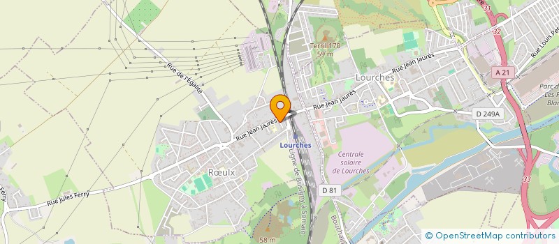 localisation de l'entreprise MONSIEUR SERGE THOMES  MASTAING