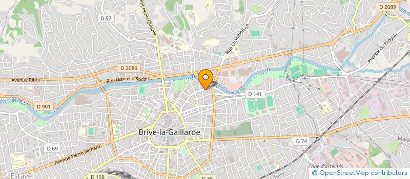 localisation de l'entreprise MONSIEUR SERGE TIEPPO  BRIVE-LA-GAILLARDE