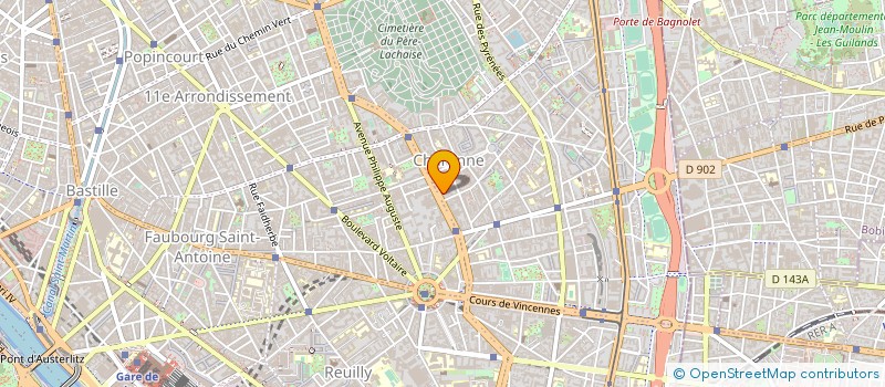 localisation de l'entreprise MONSIEUR SERGE TIERS à PARIS