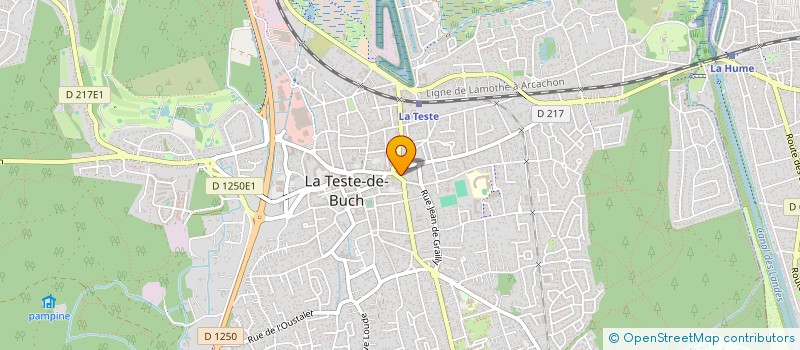 localisation de l'entreprise MONSIEUR SERGE TILLEUL à LA TESTE-DE-BUCH