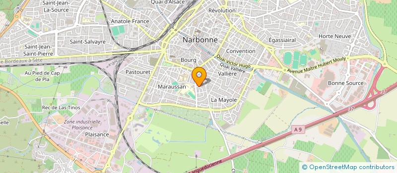 localisation de l'entreprise MONSIEUR SERGE TIREFORT  NARBONNE