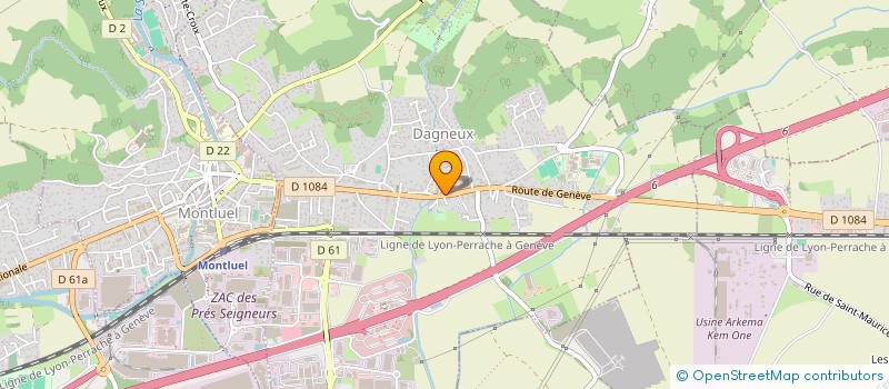 localisation de l'entreprise MONSIEUR SERGE TORUNSKI  DAGNEUX