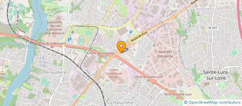 localisation de l'entreprise MONSIEUR SERGE TOURNEREAU à NANTES