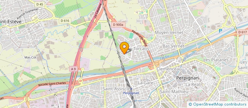 localisation de l'entreprise MONSIEUR SERGE TOURNOUD  PERPIGNAN