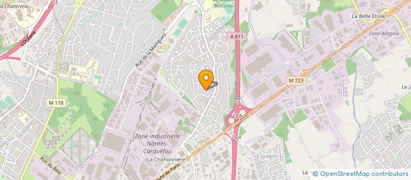 localisation de l'entreprise MONSIEUR SERGE TOUZART à CARQUEFOU