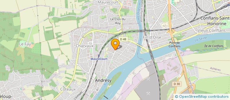 localisation de l'entreprise MONSIEUR SERGE TREMBLAY  ANDRESY