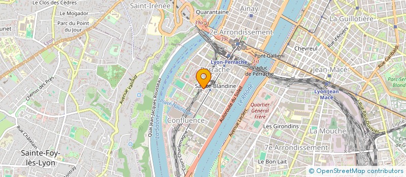 localisation de l'entreprise MONSIEUR SERGE TREMBLIER à LYON