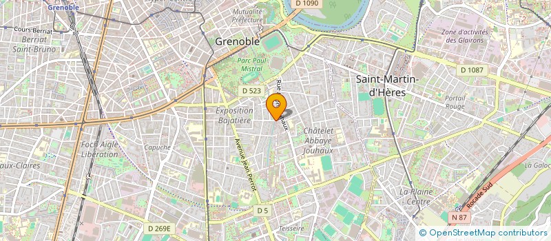 localisation de l'entreprise MONSIEUR SERGE TSOUBA MAKOUMBOU à GRENOBLE