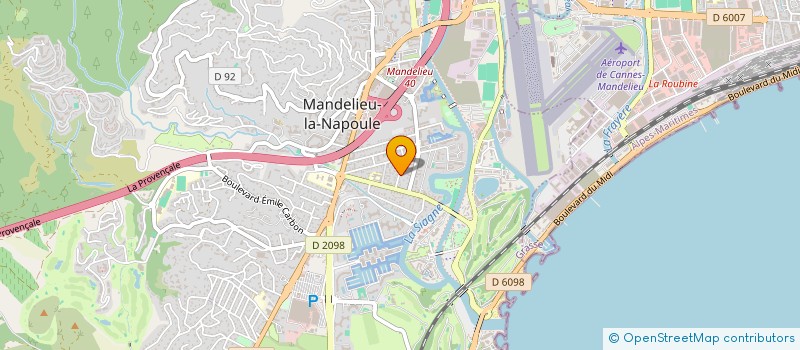 localisation de l'entreprise MONSIEUR SERGE UNGAR à MANDELIEU-LA-NAPOULE
