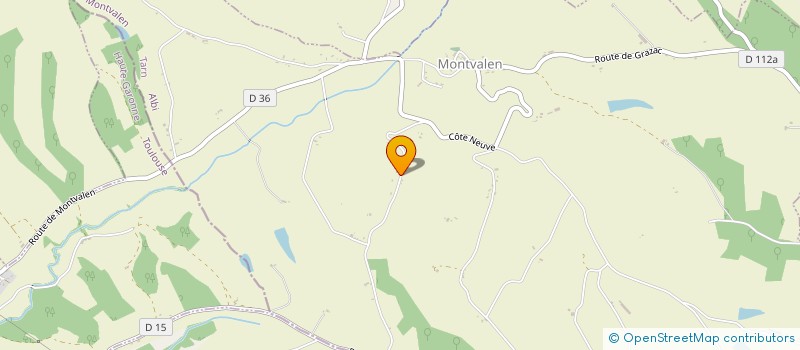 localisation de l'entreprise MONSIEUR SERGE VACHEZ  MONTVALEN