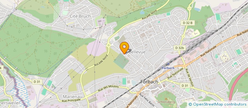 localisation de l'entreprise MONSIEUR SERGE VAGNE  FORBACH