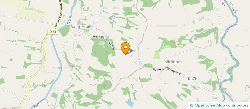 localisation de l'entreprise MONSIEUR SERGE VALENTIN  SAINT-ARAILLES