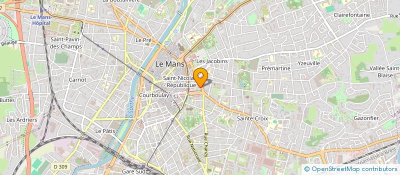 localisation de l'entreprise MONSIEUR SERGE VALLEE à LE MANS
