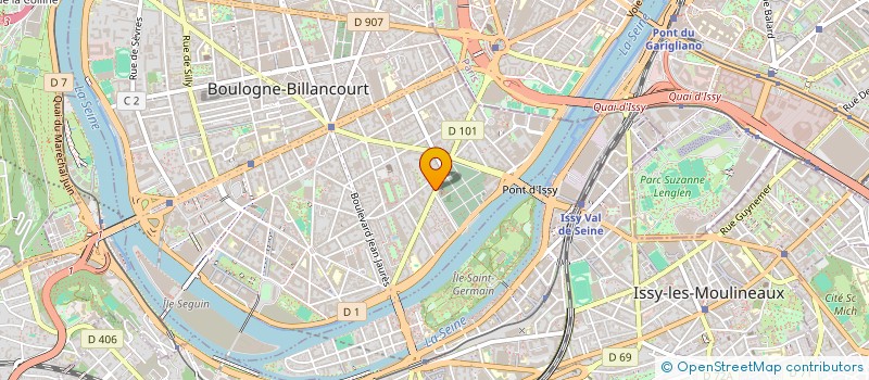 localisation de l'entreprise MONSIEUR SERGE VALLEE à BOULOGNE-BILLANCOURT