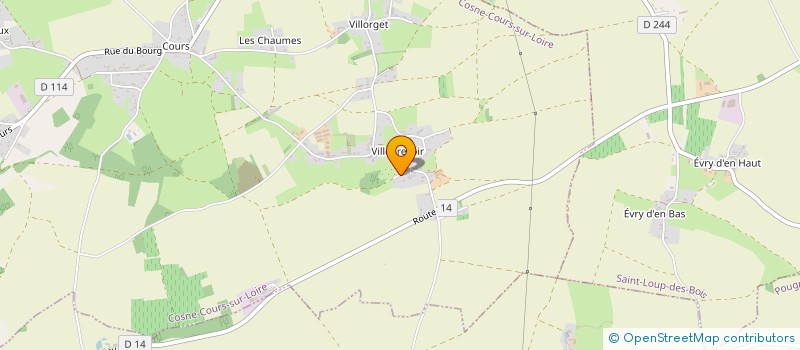 localisation de l'entreprise MONSIEUR SERGE VALLON à COSNE-COURS-SUR-LOIRE
